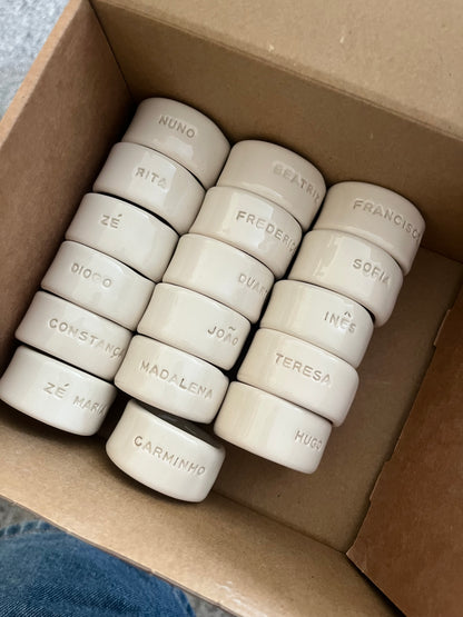 argolas de guardanapo | personalizadas