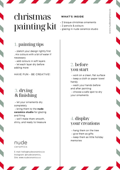 christmas painting kit