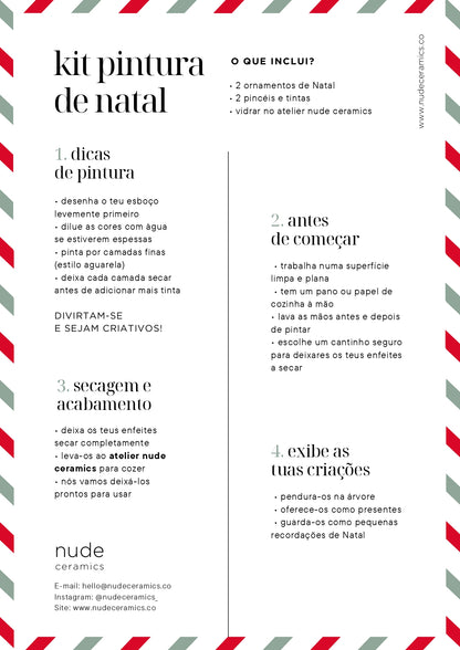 christmas painting kit