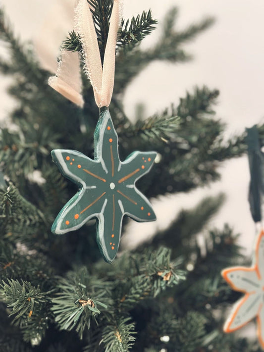 handcrafted christmas ornaments –  stars
